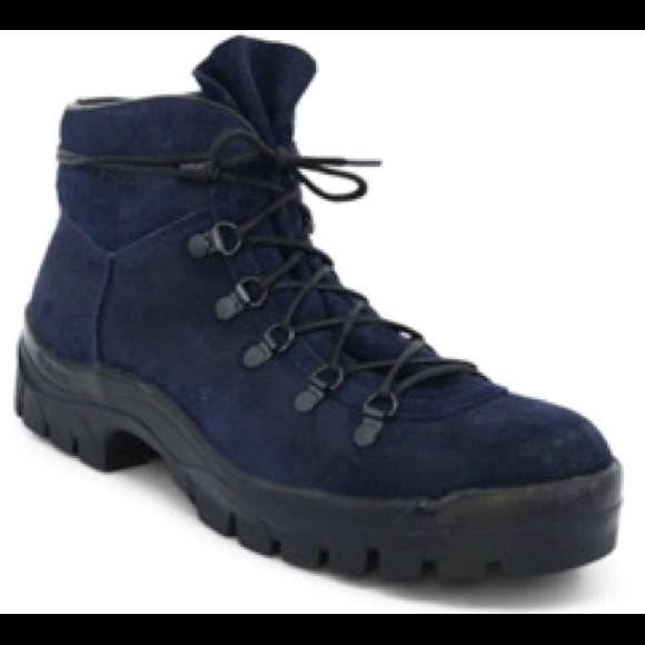 Broken Homme Weber Blue Suede Boot Mens US Size 11 - Picture 1 of 9